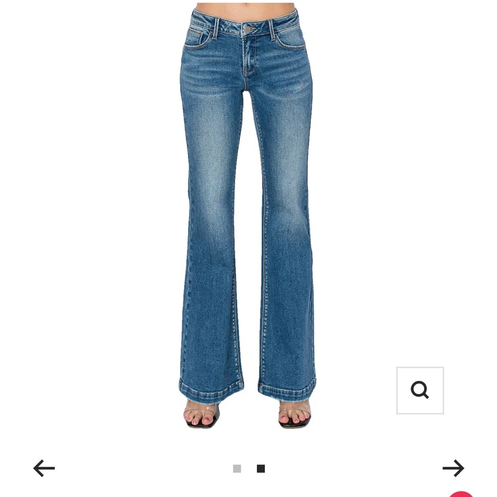 Classic Blue Wide Leg Jeans